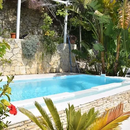 Direct Front Beach Swimming Pool Eze